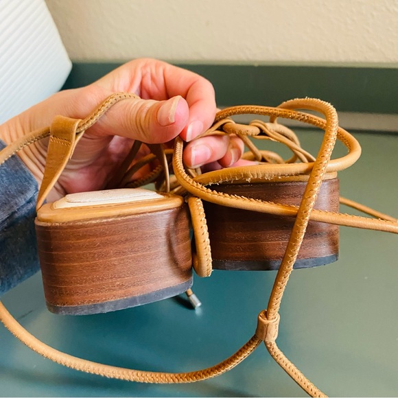 Rag & Bone Cindy Ankle Tie Sandal in Tan - Picture 14 of 14